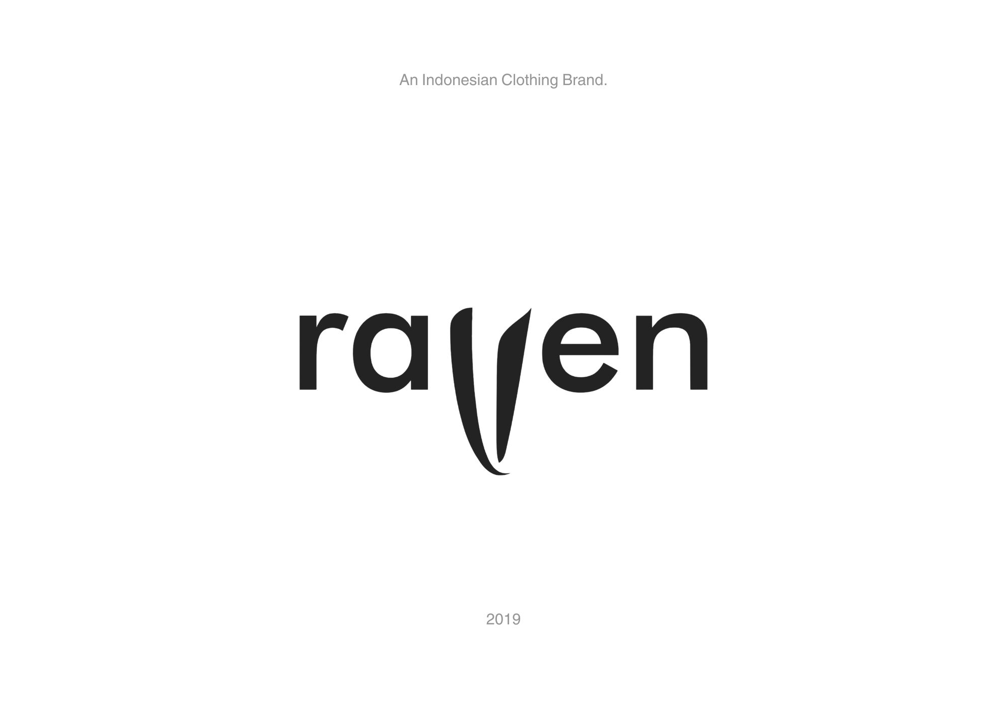 Desain Logotype Raven Clothing — Streetwear Fashion Brand oleh Muhammad Rizky Liosanda