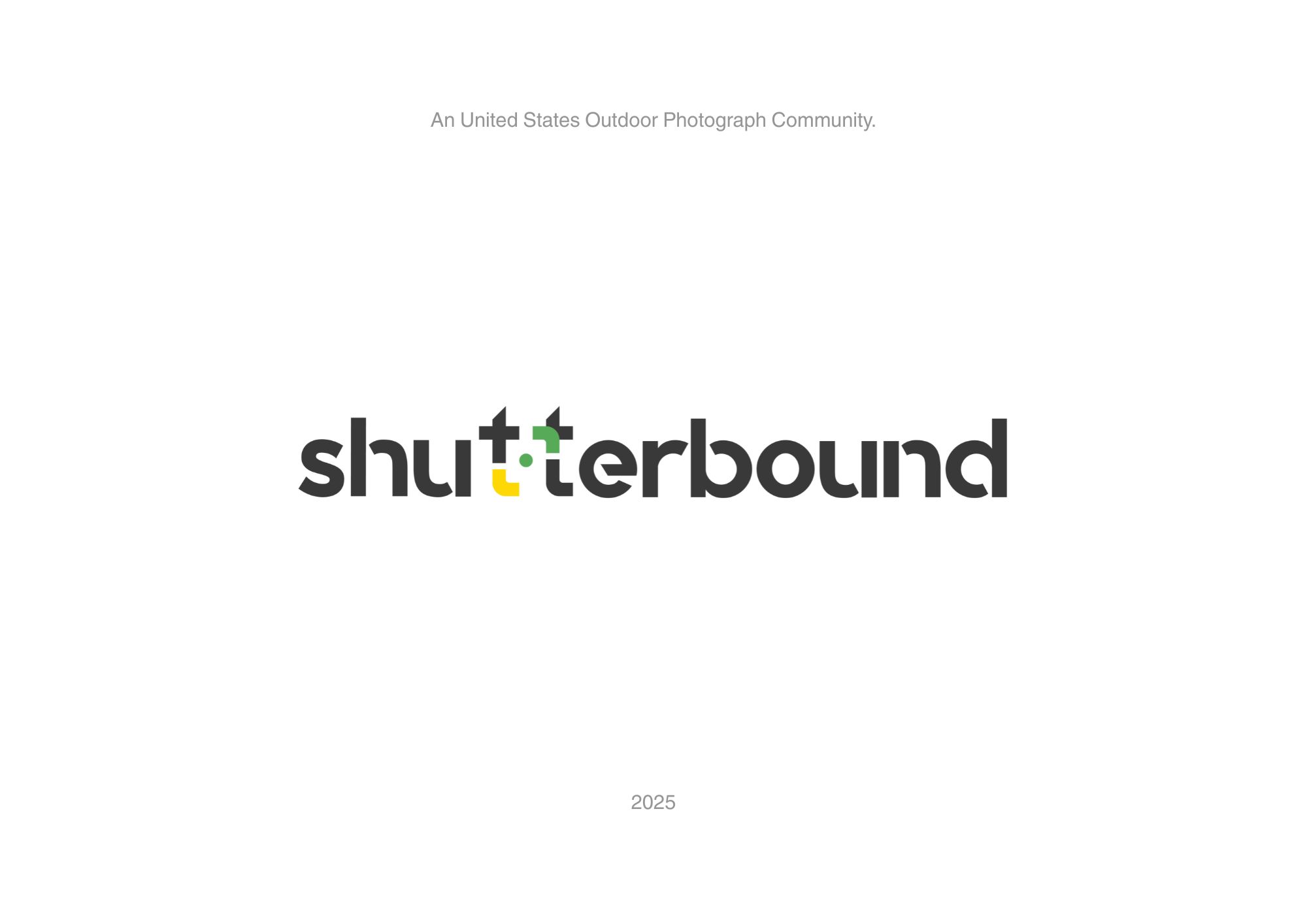 Desain Logo Shutterbound — Komunitas Fotografi Outdoor AS oleh Muhammad Rizky Liosanda
