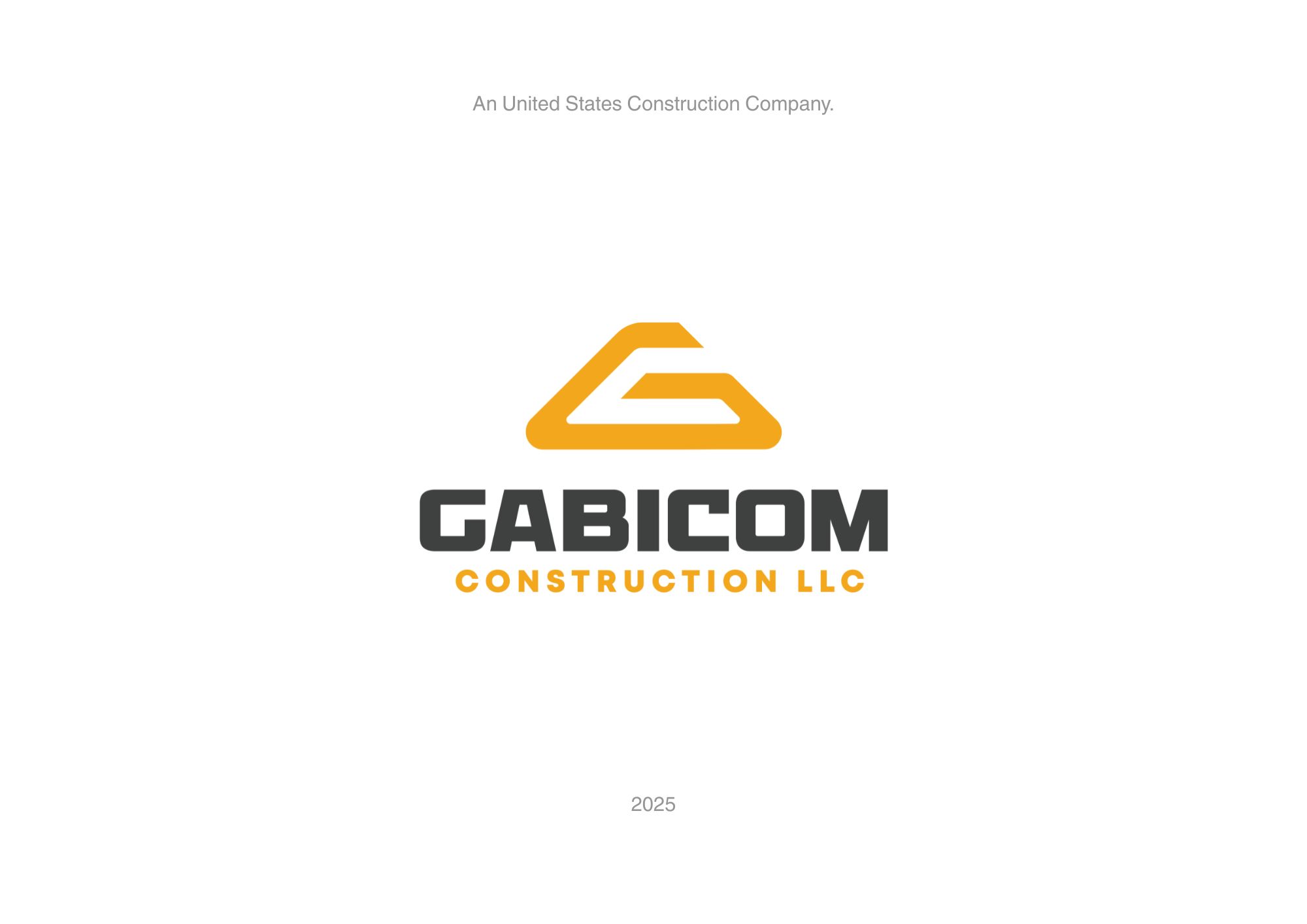 Desain Logo GABICOM Construction LLC — US Construction Company oleh Muhammad Rizky Liosanda